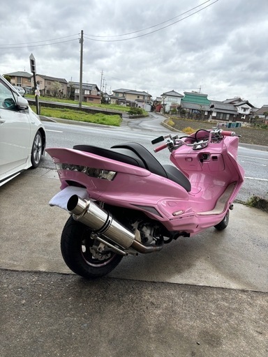 マジェスティc マジェ250 ビックスクーターピンクフルカスタムさくら色