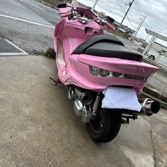 マジェスティc マジェ　250 ビックスクーター　ピンク　フルカスタム　さくら色　の画像