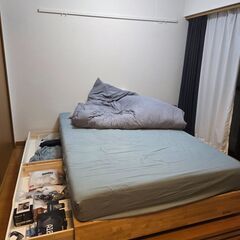  IKEA MANDAL Bed マンダール　ダブルベッドの画像