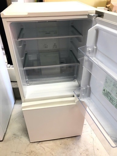 NO B166 ?福岡市内配送設置無料✨?AQR-16H-W 冷蔵庫 ミルク [157L /2ドア /右開きタイプ]