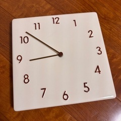 かわいいけど遅れる陶器の時計の画像
