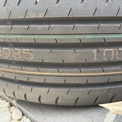 40系アルファード ヴェルファイア　エグゼクティブ純正ホイールタイヤ2本セット　225/55/r19 新車外しの画像