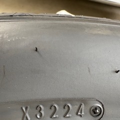 40系アルファード ヴェルファイア　エグゼクティブ純正ホイールタイヤ2本セット　225/55/r19 新車外しの画像