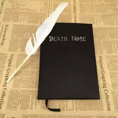   DEATH NOTE デスノート　羽ペン　Lネックレス　しおり　セットの画像