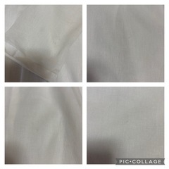 GU ロングシャツ L ワンピース ロングカーディガン レディース 白 透け感の画像