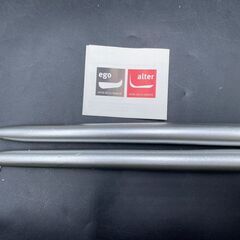 ②★【未使用品】VETRI DELLE VENEZIE ヴェトリデッレヴェネツィエ シルバーのチョークホルダーとキャンドル ホルダー2個セットの画像
