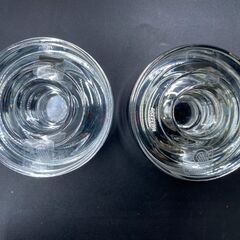 ②★【未使用品】VETRI DELLE VENEZIE ヴェトリデッレヴェネツィエ シルバーのチョークホルダーとキャンドル ホルダー2個セットの画像