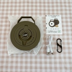 新品！！LEDランタン USB-C充電IP67防水キャンプストリングライト6000mAh テント アウトドアの画像