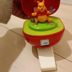 プーさんおしゃべりポット＆身長計セットの画像