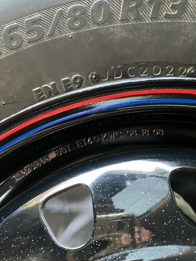新品タイヤ‼️ブリヂストン　BRIDGESTONE デイトナタイプ？4本セット軽自動車やコンパクトカーに タイヤサイズ変更の場合もある
