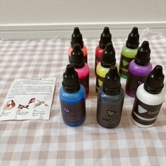 新品！！Tplookエアブラシ塗料9色アクリルエアブラシ塗料セット30 ml エアブラシアクリルエアブラシの画像