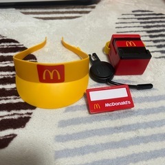 マクドナルド　ハッピーセット　サンバイザー　なりきりマクドナルド...