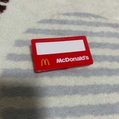 マクドナルド　ハッピーセット　サンバイザー　なりきりマクドナルド　マイク　バッジの画像