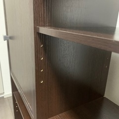🌟ニトリのパーティションラック＋扉付き収納ボックス2個セット お譲りします【定価合計 約13,000円】🌟の画像