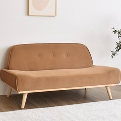 【新品】ソファ 幅138cm ブラウン 