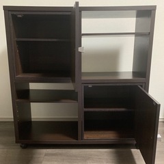 🌟ニトリのパーティションラック＋扉付き収納ボックス2個セット お譲りします【定価合計 約13,000円】🌟の画像