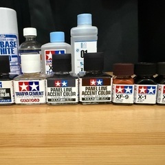 模型•プラモデル•ガンプラ　塗料•溶剤セットの画像