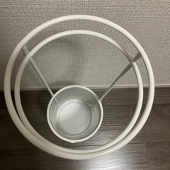 🌟ニトリのスチール製傘立て（ホワイト）お譲りします【未使用品】🌟の画像