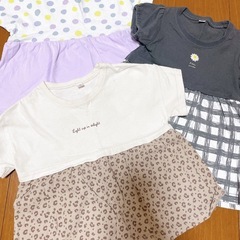 女の子　チュニック　カットソー5点セットの画像