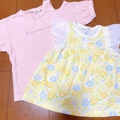 女の子　チュニック　カットソー5点セットの画像