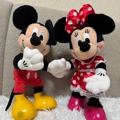 ミッキーミニーウェディングドールの画像