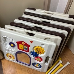ベビーサークル　9枚　日本育児　ミュージカルキッズランド　の画像