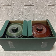 【一度使用】小壺／梅干し・漬物入れ 2個セットの画像
