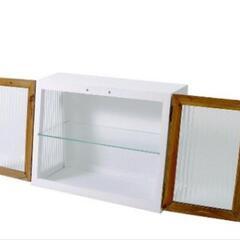 新品✧salut! サリュWEB限定品オールドウッド両開きキャビネット の画像
