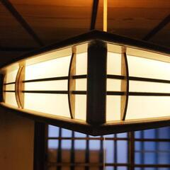 照明器具　レトロ　和風　蛍光灯付の画像