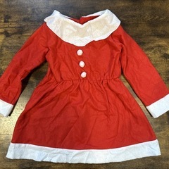 サンタ風赤いドレスの画像