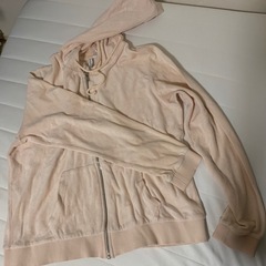 H&M 桜色　パーカー