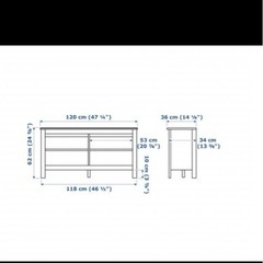 IKEAテレビ台の画像
