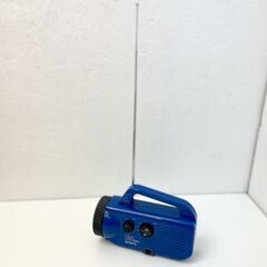 電池式 ラジオ付き防災ライト 　ブルー　No.246の画像