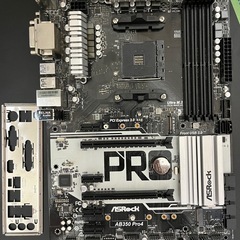ASrock AB350 pro4 AM4対応マザーボード