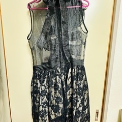 cocon japan 黒 レースドレス ノースリーブの画像