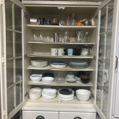 ニトリ　食器棚の画像