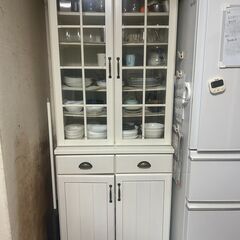 ニトリ　食器棚の画像