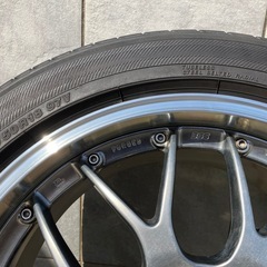 BBSホイール18インチ　RS-GT 5穴　左2本の画像