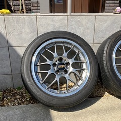 BBSホイール18インチ　RS-GT 5穴　左2本の画像