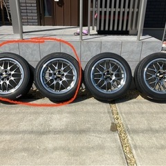 BBSホイール18インチ　RS-GT 5穴　左2本