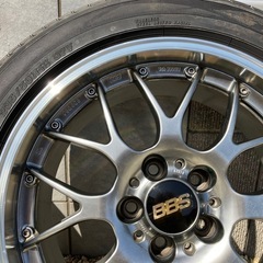 BBSホイール18インチ　RS-GT 5穴　右2本の画像