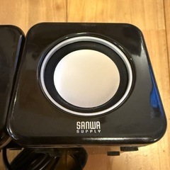 SANWA SUPPLY MM-SPU8BK PCスピーカー USB接続の画像