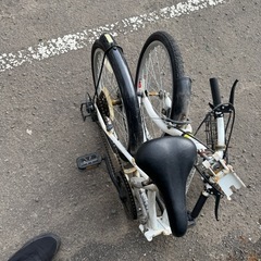 折りたたみ自転車20インチの画像