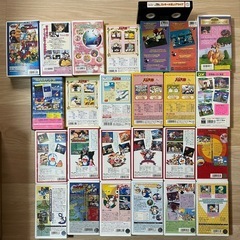 ビデオテープ アンパンマン ドラえもん カードキャプターさくら とっとこハム太郎の画像
