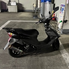 アドレス125s ブラック