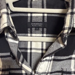 BURBERRY BLACK LABEL ネルシャツ　Mの画像