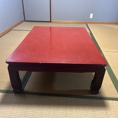 レトロな座卓差し上げますの画像