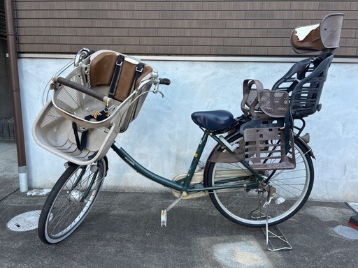 自転車　前後の座席付