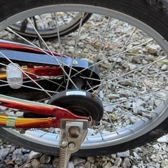 間も無く処分18インチ子供用自転車の画像