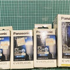【未開封】Panasonic LED電球 5.5W E17 4W...